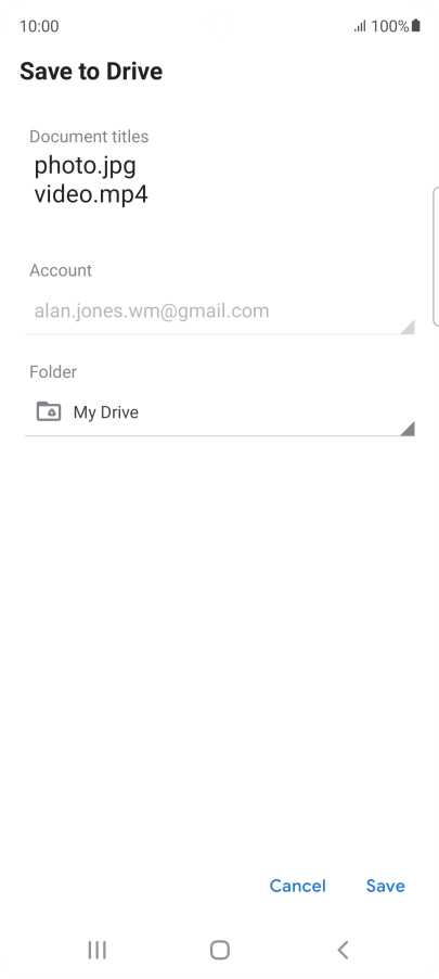 Press the field below 