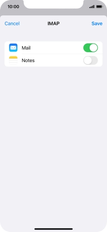 Press Save. Your email account has now been set up. To select more settings for incoming and outgoing server, proceed with the following steps.