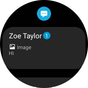 Press the required picture message.