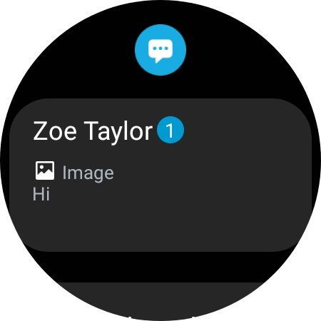 Press the required picture message.