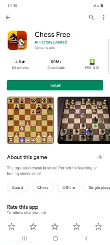 Press the Home key to return to the home screen.