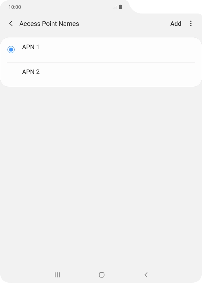 Press the Home key to return to the home screen.