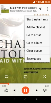 Press Add to playlist.