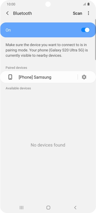 Press the Home key to return to the home screen.