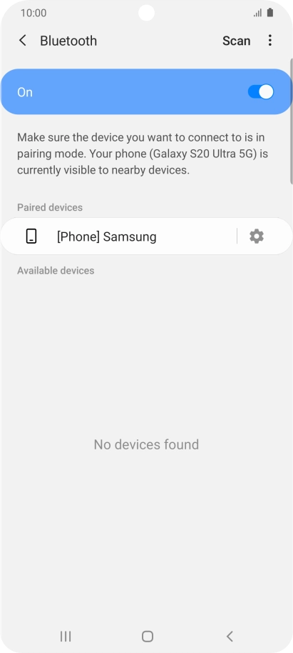 Press the Home key to return to the home screen.