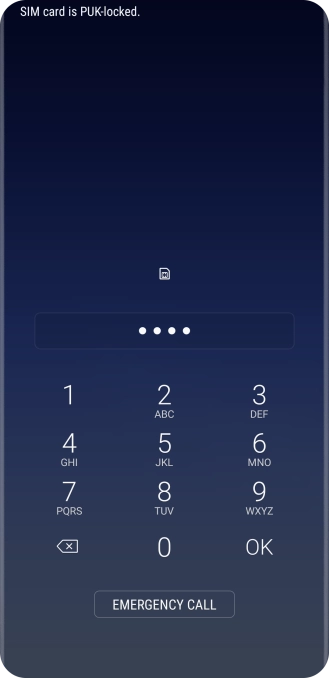 If you're asked to key in your PIN, do so and press OK.