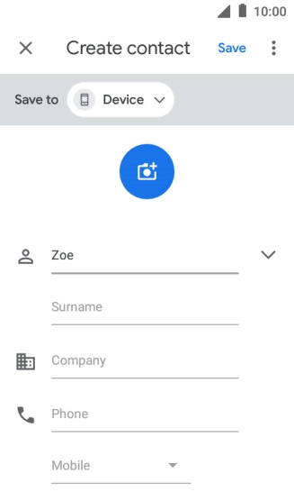 Press Surname and key in the required last name.