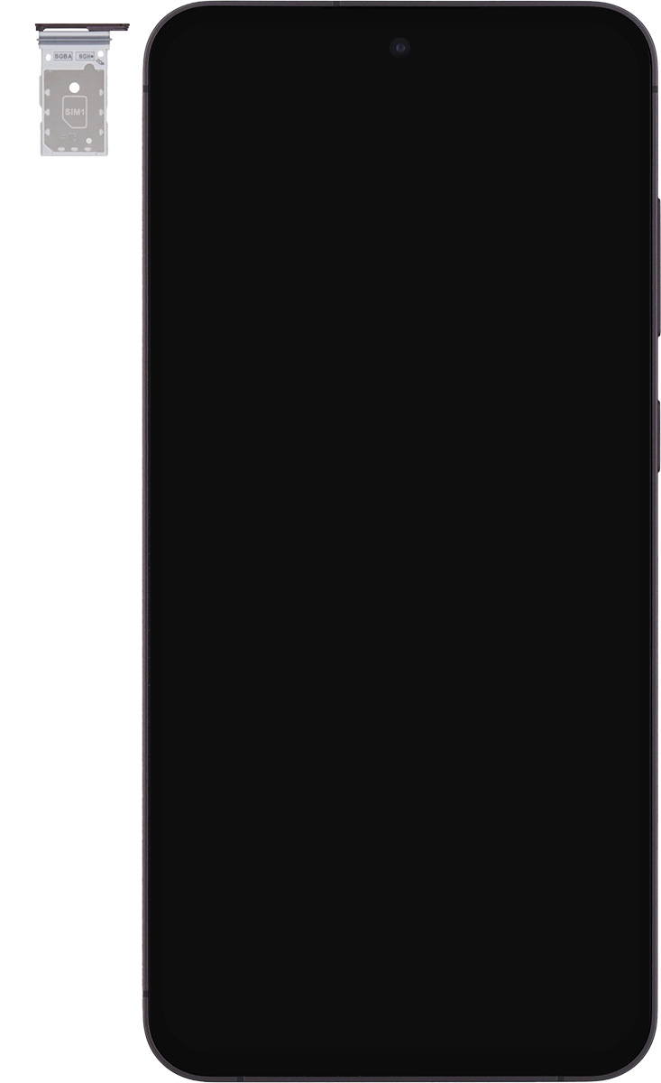 Turn your SIM as illustrated in the SIM holder and place it in the SIM holder.