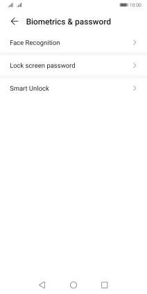Press Lock screen password.