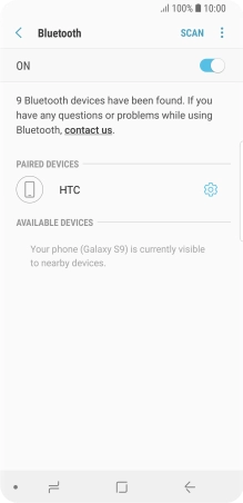 Press the Home key to return to the home screen.