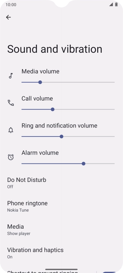 Press Phone ringtone.