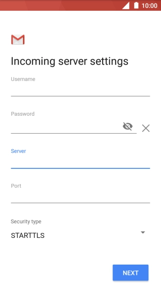 Press the field below 