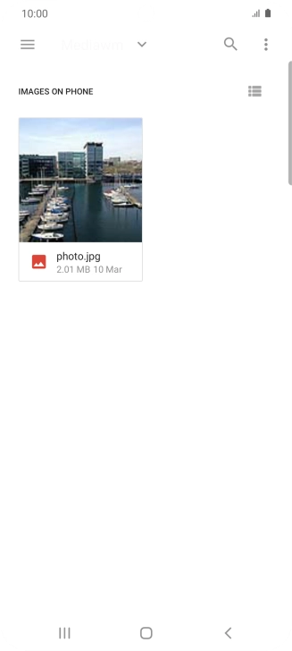 Press the required file.