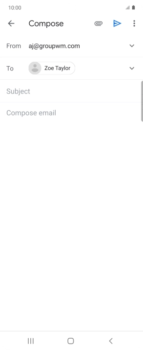 Press Subject and key in the required subject.