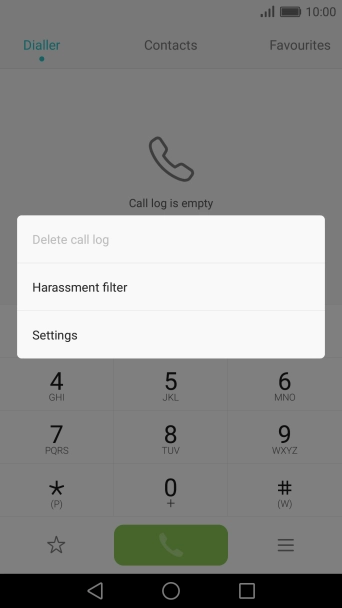Press Settings.