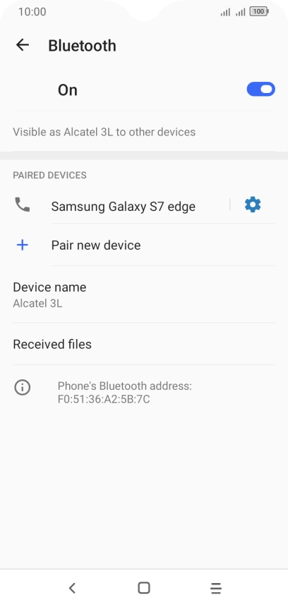 Press the Home key to return to the home screen.
