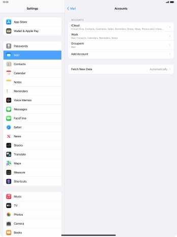 Press Fetch New Data.