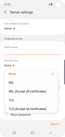 Press None to turn off the function. Press None to turn off the function.