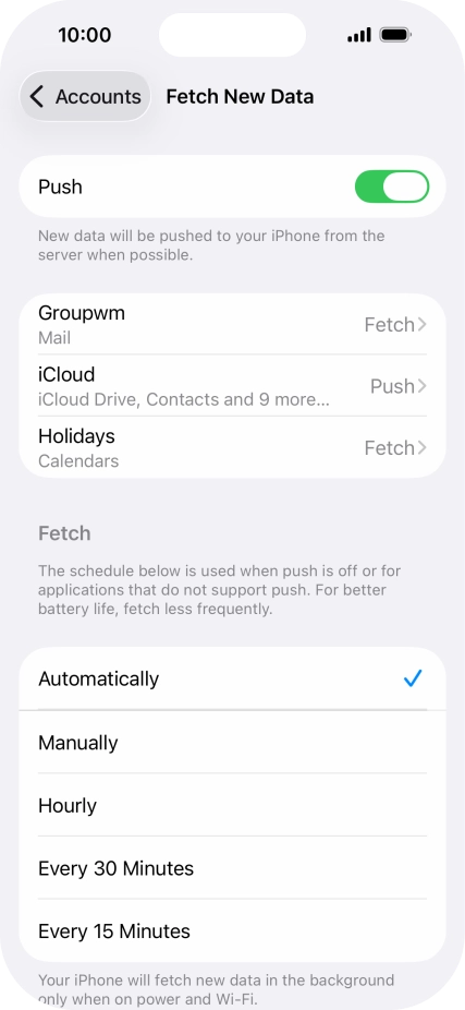 Press the indicator next to Press the indicator next to