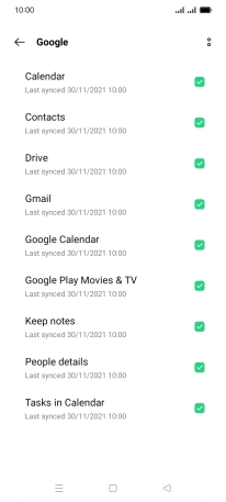 Press the Home key to return to the home screen.