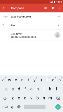 Press the required contact.