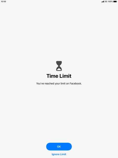 Press Ignore Limit. Press Ignore Limit.