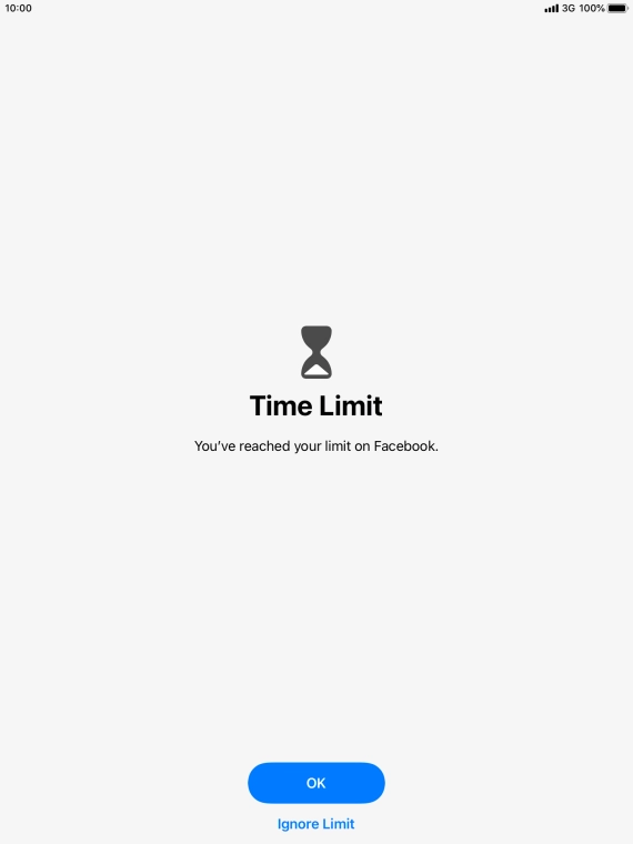 Press Ignore Limit. Press Ignore Limit.