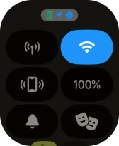 Press the sound mode icon to turn silent mode on or off.
