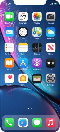 When the battery charging icon is displayed, the battery is charging.