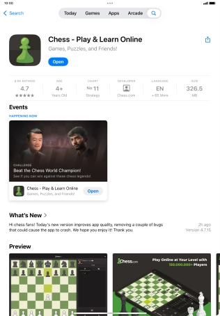 Slide your finger upwards starting from the bottom of the screen to return to the home screen.