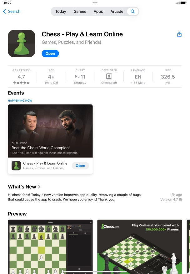 Slide your finger upwards starting from the bottom of the screen to return to the home screen.
