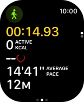 Slide your finger right starting from the left side of the screen.