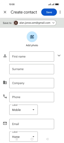 Press the drop down list next to 