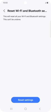 Press Reset settings.