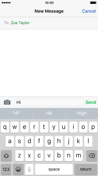 Press the camera icon.
