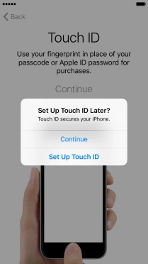 If you turn off the function, press Continue.