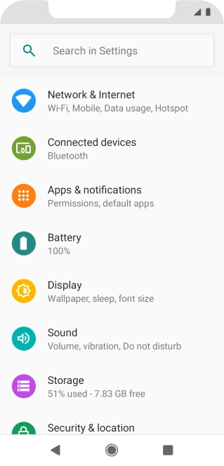 Press Apps & notifications.
