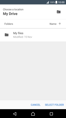 Press the new folder icon. Press the new folder icon.