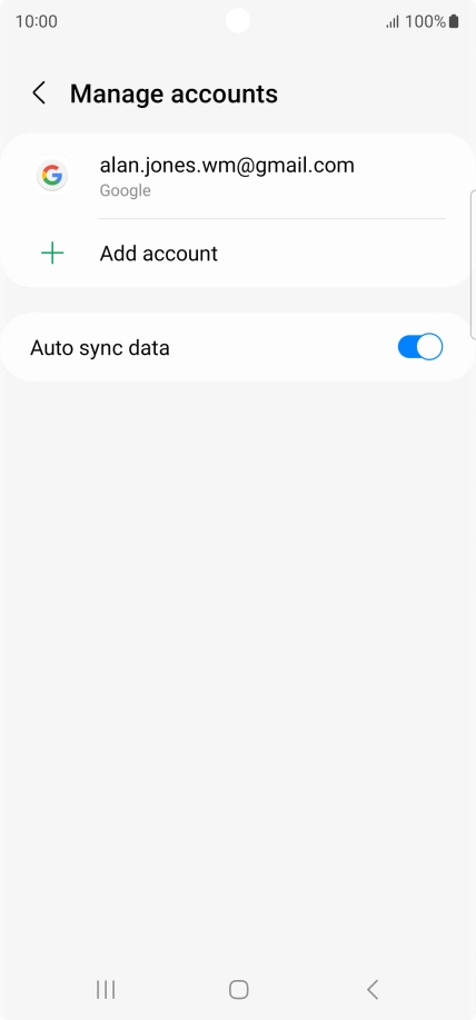Press the Home key to return to the home screen.