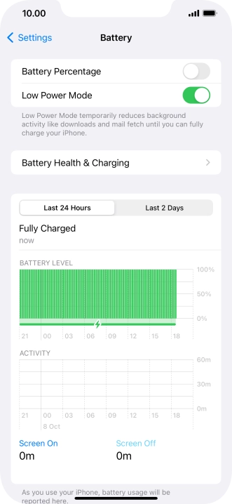 Slide your finger upwards starting from the bottom of the screen to return to the home screen.