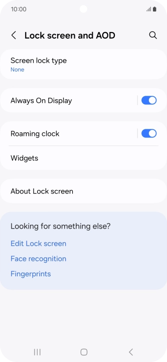 Press the Home key to return to the home screen.