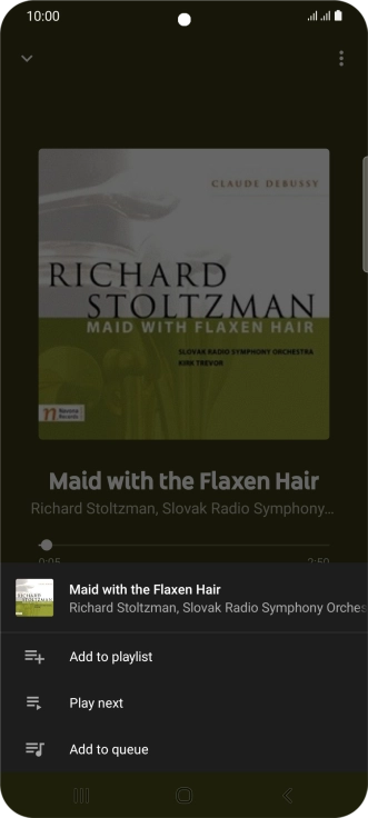 Press Add to playlist.