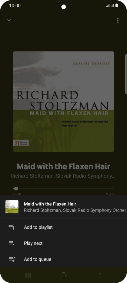 Press Add to playlist.