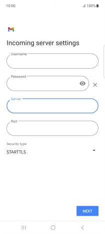 Press the field below 