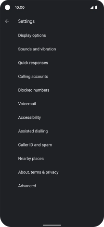 Press Calling accounts.