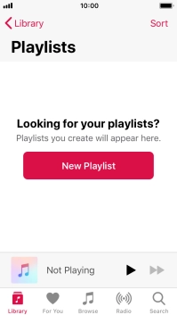 Press New Playlist.