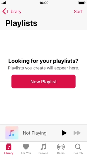 Press New Playlist.