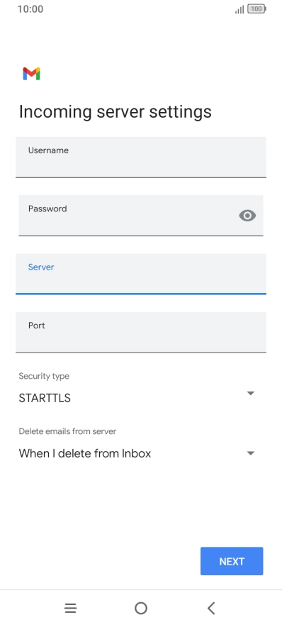 Press the field below Press the field below