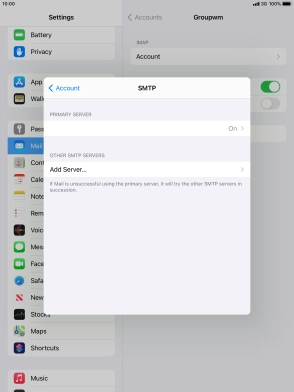 Press the field below 