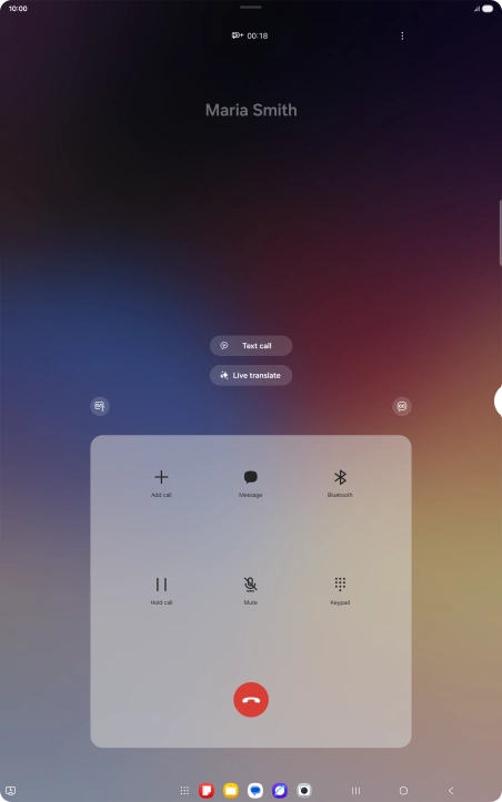 Press Live translate. Press Live translate.